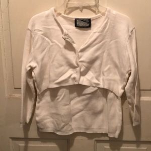 Girl’s tank top with sweater